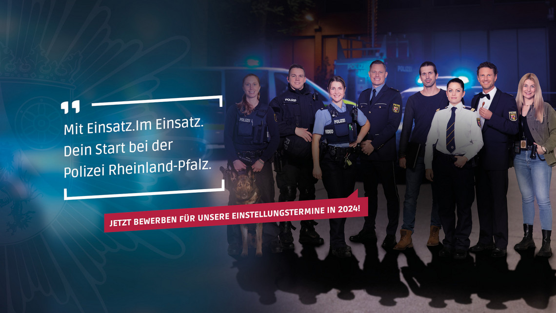 Karriere Bei Der Polizei Rheinland-Pfalz | Werde Polizist*in . Polizei ...